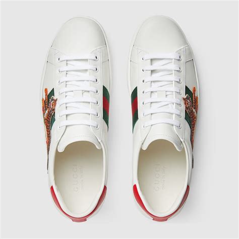 gucci ace sneaker soft back|gucci ace tiger sneakers.